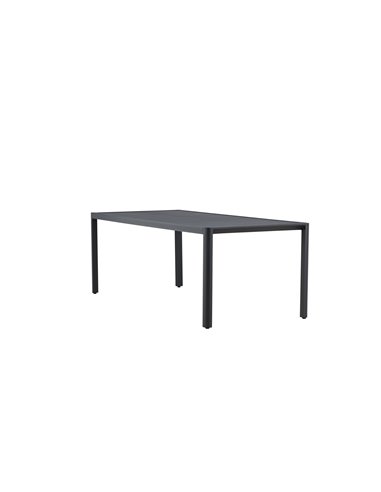 Matbord Giardini, 200 × 90 cm, Svart