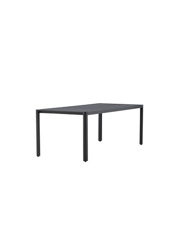 Matbord Giardini, 200 × 90 cm, Svart