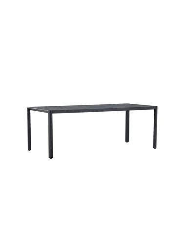 Matbord Giardini, 200 × 90 cm, Svart