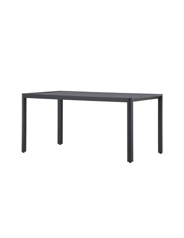 Matbord Giardini, 150 × 85 cm, Svart