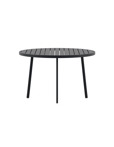 Runt matbord Giardini, Ø120 cm, Svart