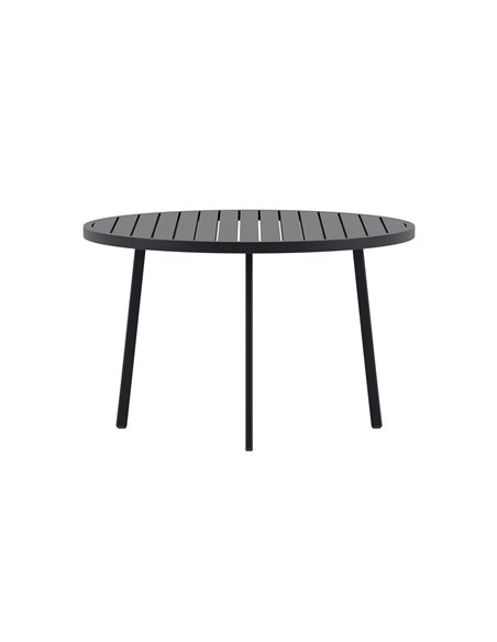 Runt matbord Giardini, Ø120 cm, Svart