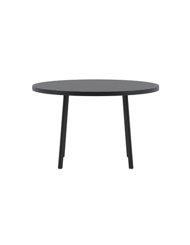 Runt matbord Giardini, Ø120 cm, Svart