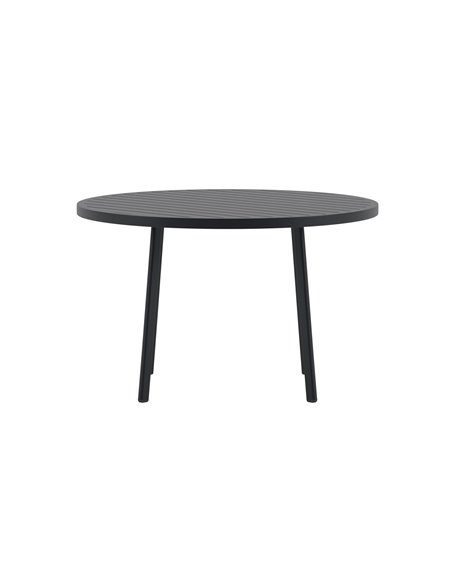 Runt matbord Giardini, Ø120 cm, Svart