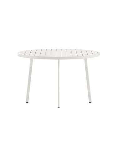 Runt matbord Giardini, Ø120 cm, Beige