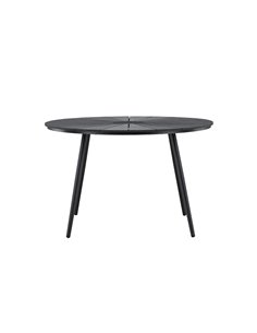 Runt matbord San Vito, Ø120 cm, Svart