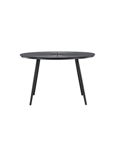 Runt matbord San Vito, Ø120 cm, Svart
