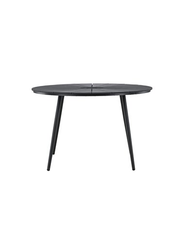 Runt matbord San Vito, Ø120 cm, Svart