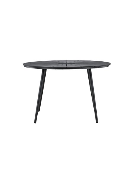 Runt matbord San Vito, Ø120 cm, Svart
