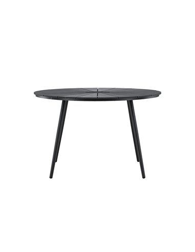 Runt matbord San Vito, Ø120 cm, Svart