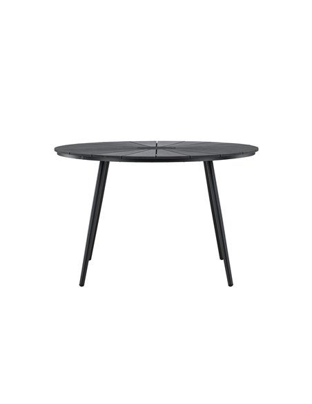 Runt matbord San Vito, Ø120 cm, Svart