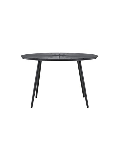 Runt matbord San Vito, Ø120 cm, Svart