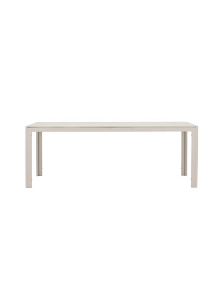 Matbord Mirko, 205 × 90 cm, Beige