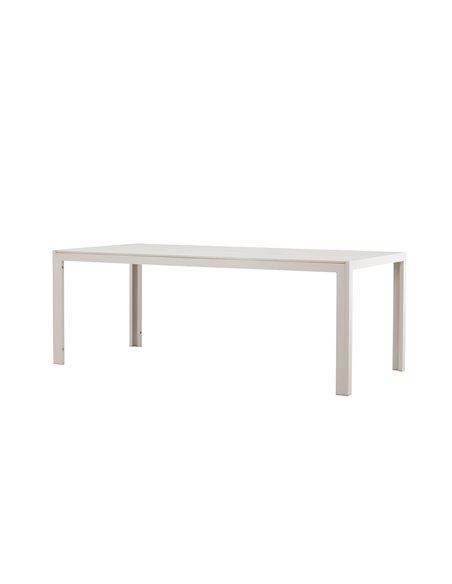 Matbord Mirko, 205 × 90 cm, Beige