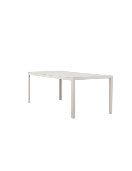 Matbord Mirko, 205 × 90 cm, Beige