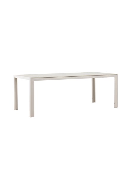 Matbord Mirko, 205 × 90 cm, Beige