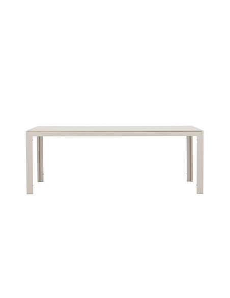 Matbord Mirko, 205 × 90 cm, Beige