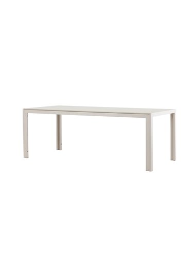 Matbord Mirko, 205 × 90 cm, Beige