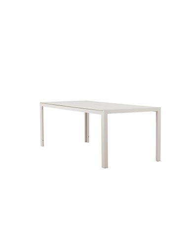 Matbord Mirko, 205 × 90 cm, Beige