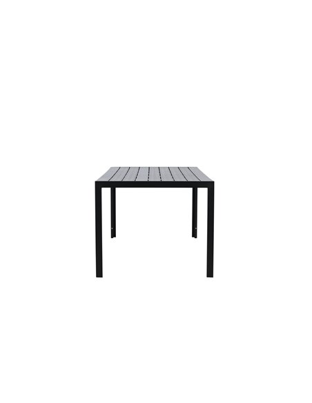 Matbord Mirko, 205 × 90 cm, Svart