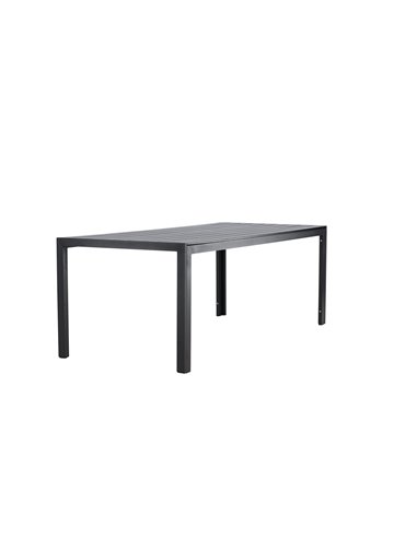 Matbord Mirko, 205 × 90 cm, Svart