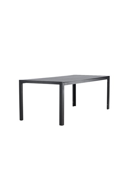 Matbord Mirko, 205 × 90 cm, Svart