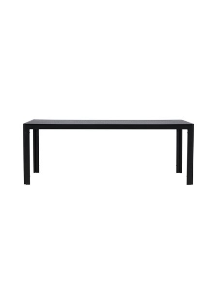 Matbord Mirko, 205 × 90 cm, Svart
