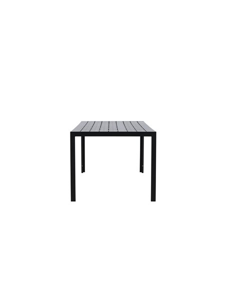 Matbord Mirko, 205 × 90 cm, Svart