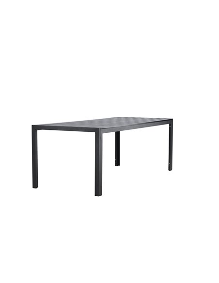 Matbord Mirko, 205 × 90 cm, Svart