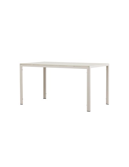 Matbord Mirko, 140 × 80 cm, Beige