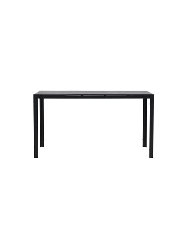 Matbord Mirko, 140 × 80 cm, Svart