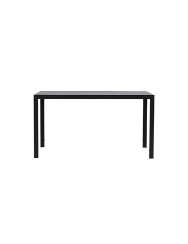 Matbord Mirko, 140 × 80 cm, Svart