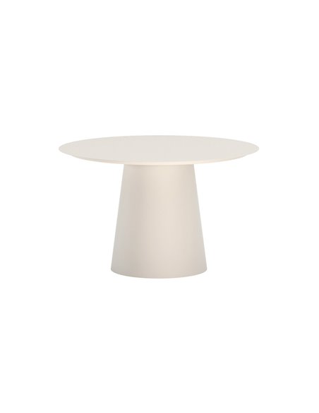 Runt matbord Lanzo, Ø120 cm, Beige