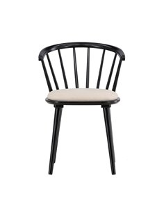 Matstol Bobby, Beige/Svart