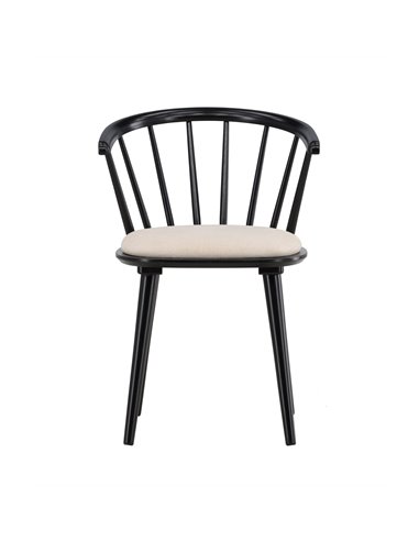 Matstol Bobby, Beige/Svart