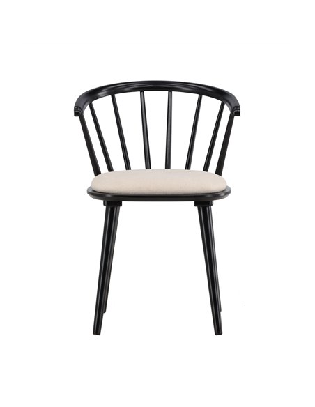 Matstol Bobby, Beige/Svart