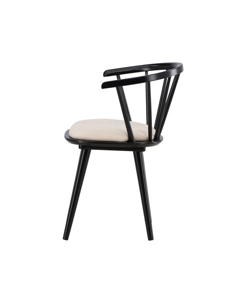 Matstol Bobby, Beige/Svart
