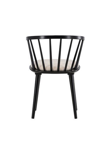 Matstol Bobby, Beige/Svart
