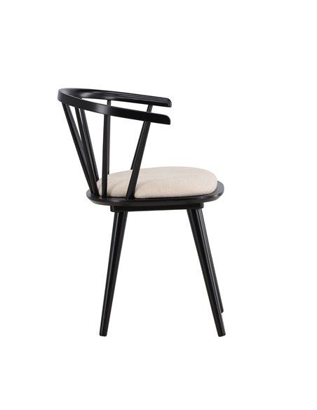 Matstol Bobby, Beige/Svart