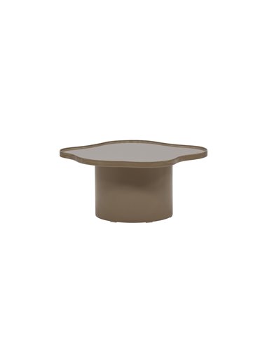 Runt soffbord Ilse, Ø90 cm, Brun