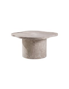 Runt soffbord Ilse, Ø90 cm, Beige