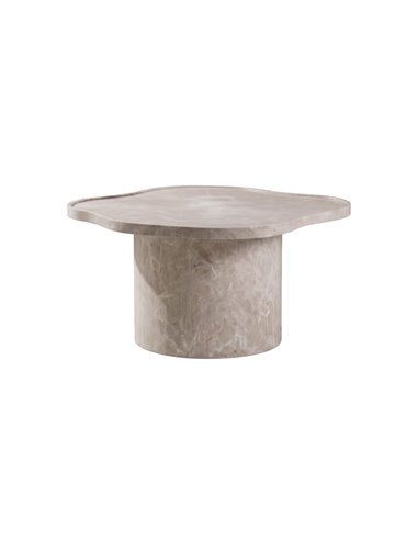Runt soffbord Ilse, Ø90 cm, Beige