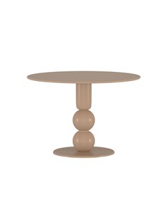 Runt matbord Boule, Ø110 cm, Brun