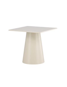 Matbord Lanzi, 80 × 80 cm, Beige 2