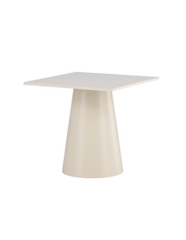 Matbord Lanzi, 80 × 80 cm, Beige