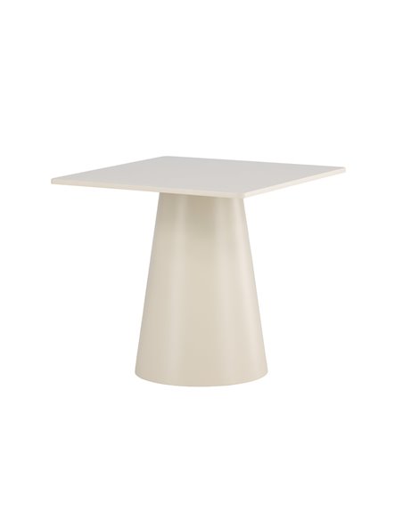Matbord Lanzi, 80 × 80 cm, Beige