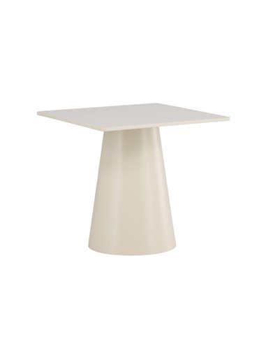 Matbord Lanzi, 80 × 80 cm, Beige