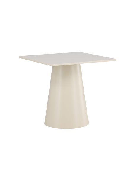 Matbord Lanzi, 80 × 80 cm, Beige