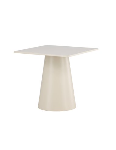 Matbord Lanzi, 80 × 80 cm, Beige