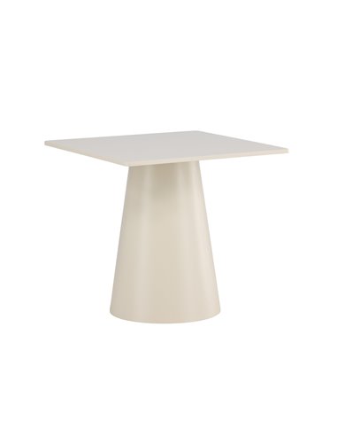 Matbord Lanzi, 80 × 80 cm, Beige